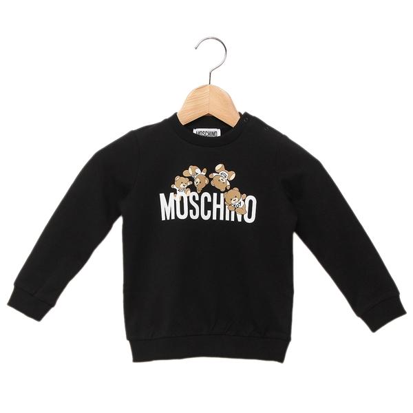 MOSCHINO モスキーノ 子供服 スウェット ブラック キッズ MZF04Q MOSCHINO モスキーノ 子供服 スウェット ブラック キッズ MZF04Q