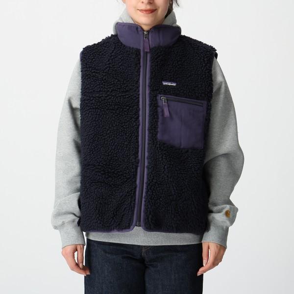 パタゴニア　完売品　 ボアベスト　レトロＸ　ネイビー　2T 90cm patagonia パタゴニア ブルゾン PATAGONIA クラシック レトロX ベスト