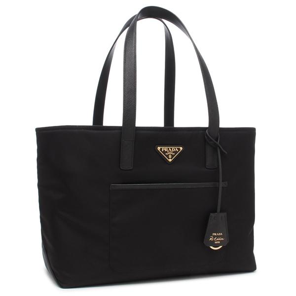PRADA プラダ トートバッグ リナイロン ブラック レディース PRADA プラダ トートバッグ リナイロン ブラック レディース