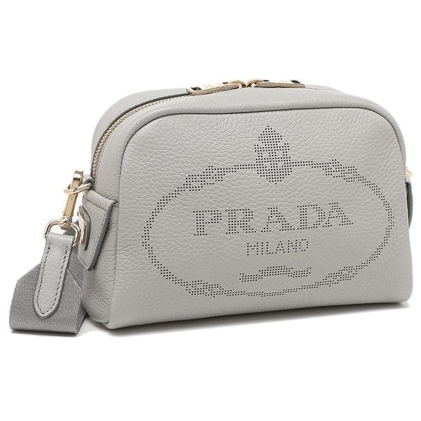 PRADA プラダ ショルダーバッグ ヴィテッロ ダイノ ブルー グレー 