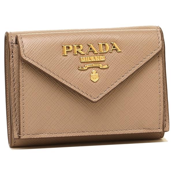 返品ok プラダ 折財布 レディース Prada 1mh021 Qwa F0236 ベージュ Pr 1mh021qwaf0236 ブランドショップaxes 通販 Yahoo ショッピング