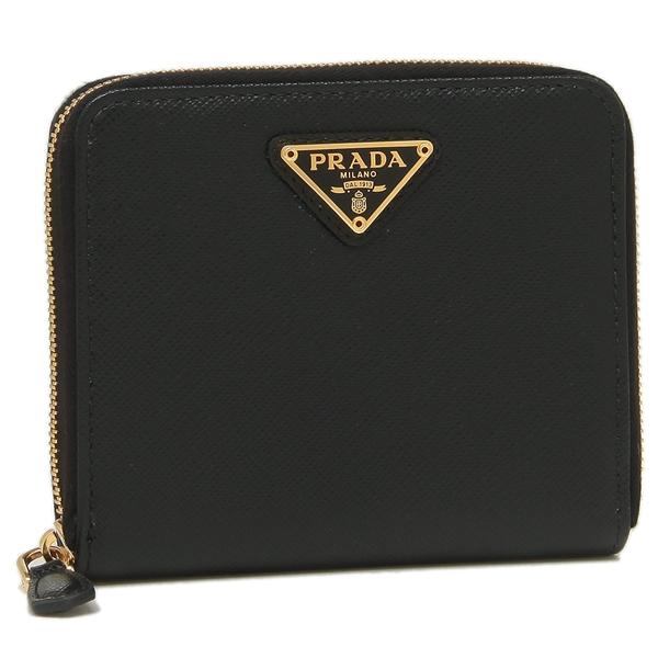 プラダ 二つ折り財布 サフィアーノ ミニ財布 レディース PRADA プラダ 二つ折り財布 サフィアーノ ミニ財布 レディース PRADA