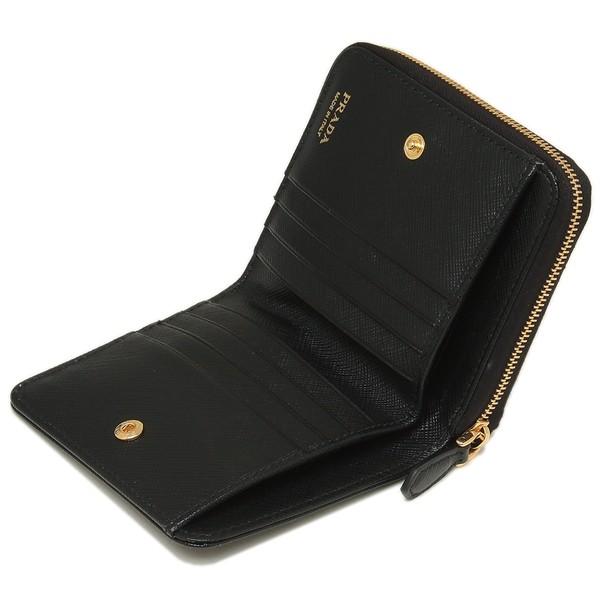 プラダ 二つ折り財布 サフィアーノ ミニ財布 レディース PRADA 1ML036