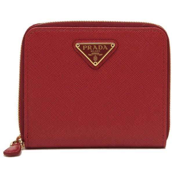プラダ 二つ折り財布 サフィアーノ ミニ財布 レディース PRADA プラダ 二つ折り財布 サフィアーノ ミニ財布 レディース PRADA