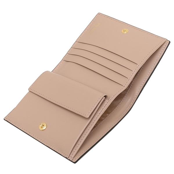 プラダ DAINO COLOUR 2つ折り1MV204 2BG5 FOLJ4 プラダ 二つ折り財布 ダイノカラー ミ財布 レディース PRADA