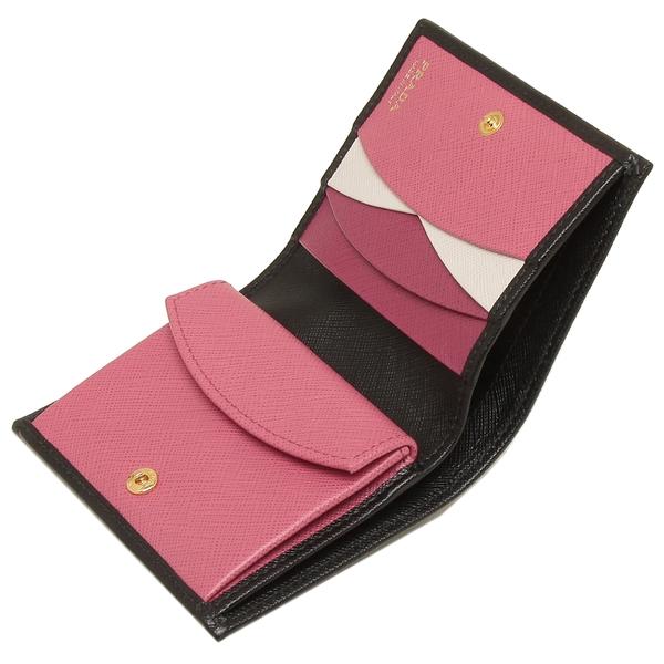サフィアーノ　マルチカラーコンパクト　1MV204 二つ折り PRADA（プラダ） 折り財布 サフィアーノマルチカラー レディース PRADA