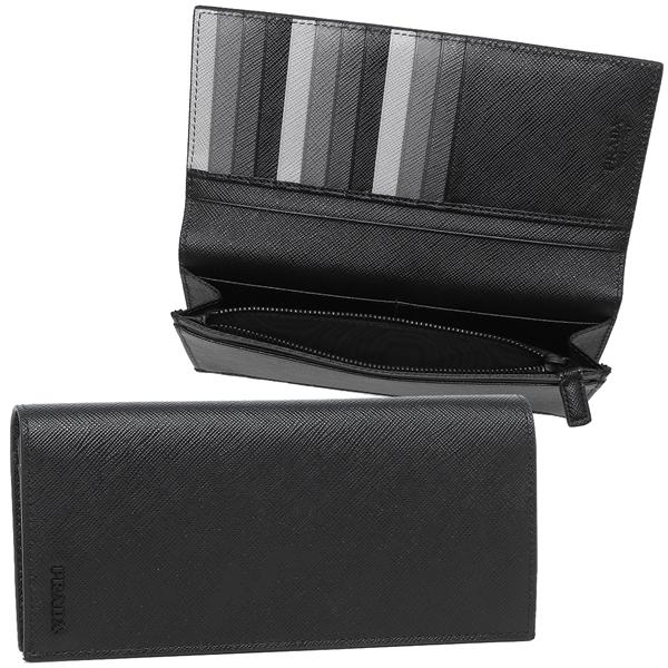 P10 還元 3 7 時 24時 プラダ 長財布 メンズ サフィアーノ Prada 2mv6 Zlp F0002 ブラック マルチカラー Pr 2mv6zlpf0002 Axes 通販 Yahoo ショッピング
