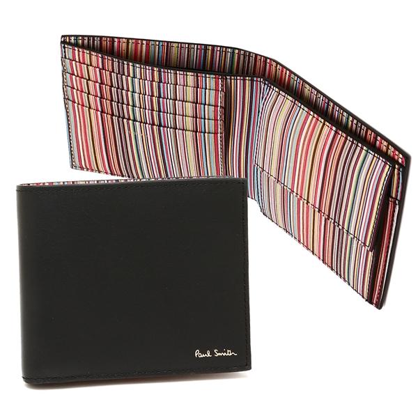 Paul Smith ポールスミス 二つ折り財布 マルチストライプ Paul Smith ポールスミス 二つ折り財布 マルチストライプ