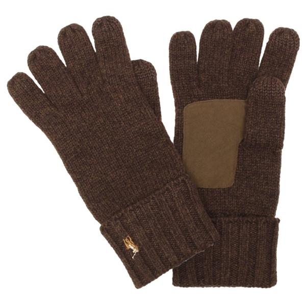 ポロラルフローレン 手袋 シグネチャー メリノ タッチ グローブ ブラウン メンズ RALPH LAUREN PC0494 214 POLO RALPH LAUREN（ポロ・ラルフローレン） 手袋 シグネチャー メリノ