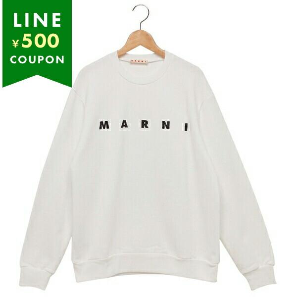 マルニ 子供服 スウェット ロゴプリント ホワイト キッズ MARNI M01612 M00V0 0M114 MARNI（マルニ） 子供服 スウェット ロゴプリント ホワイト キッズ