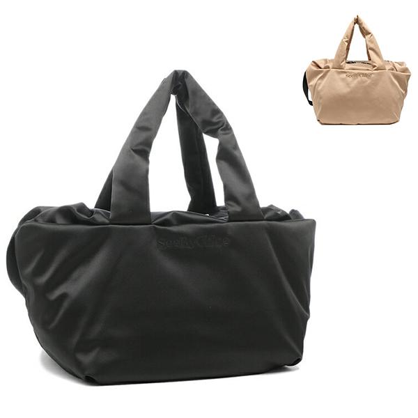 【美品】シーバイクロエ トートバッグ 肩掛け ポーチ付 レザー ブラック SEE BY CHLOE シーバイクロエ トートバッグ ショルダーバッグ