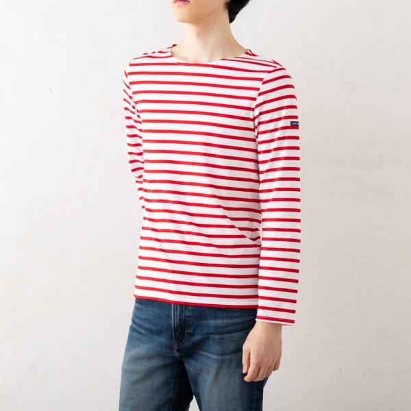SAINT JAMES セントジェームス Tシャツ カットソー レッド SAINT JAMES セントジェームス Tシャツ カットソー レッド