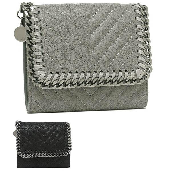 ステラマッカートニー 三つ折り財布 ファラベラ チェーン ミニ財布  