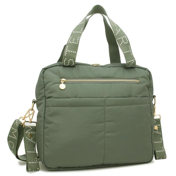 ステラマッカートニー マザーズバッグ ショルダーバッグ キッズ カーキグリーン レディース STELLA McCARTNEY TX0568 Z0537 760 KIDS DIAPER BAG GREEN おむつ替えシート付き STELLA ...