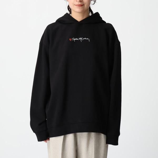 ステラマッカートニー パーカー フーディー 子供服 ブラック レディース STELLA McCARTNEY TX4C40 Z0453 961 Stella McCartney（ステラ・マッカートニー） パーカー フーディー