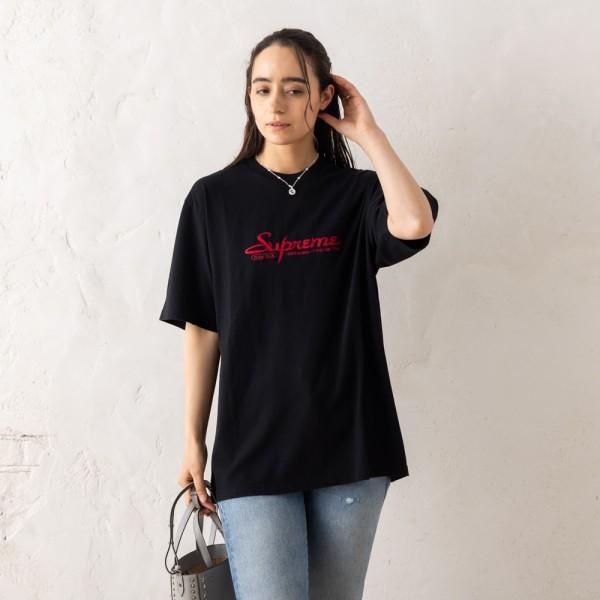Supreme シュプリーム Tシャツ カットソー 半袖 ブラック メンズ 