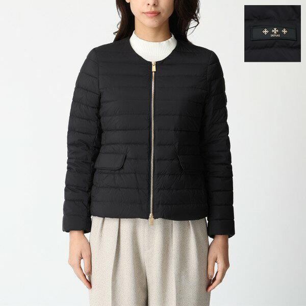 【未使用級 タグ付き】タトラス ノコ ノーカラー ダウンジャケット ブラック 2 TATRAS（タトラス） ダウンジャケット NOKO ノコ LJXA0027013588