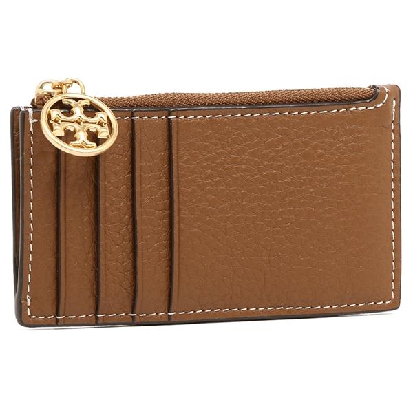 トリーバーチ カードケース ミラー ブラウン レディース TORY BURCH 