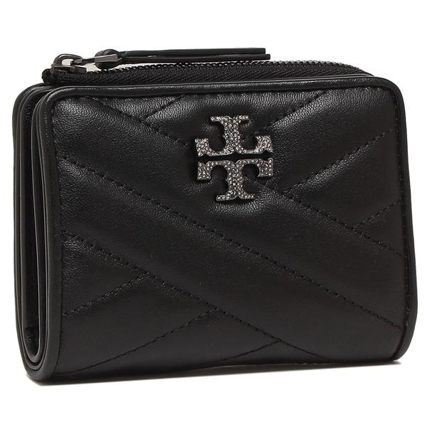 TORY BURCH トリーバーチ 二つ折り財布 キラ ミニ財布 ブラック TORY BURCH トリーバーチ 二つ折り財布 キラ ミニ財布 ブラック