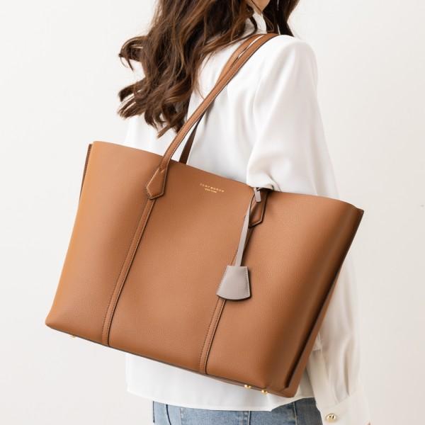 TORY BURCH トリーバーチ トートバッグ ペリー ブラウン TORY BURCH トリーバーチ トートバッグ ペリー ブラウン