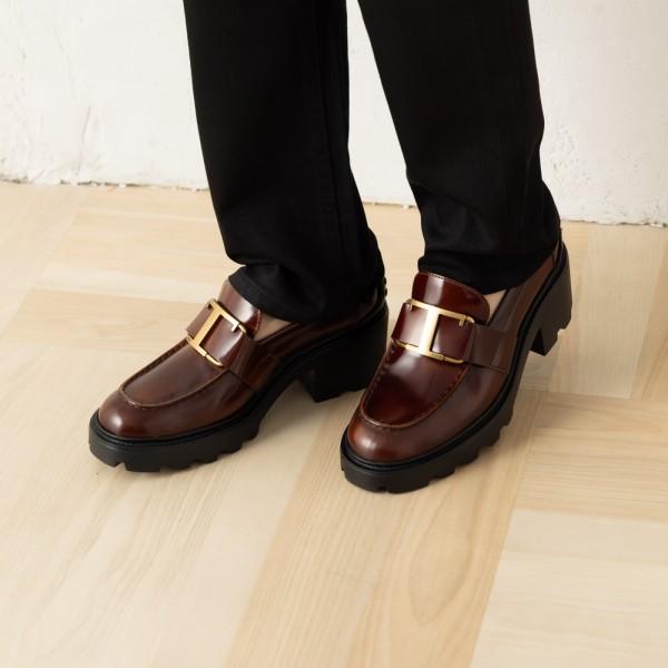TOD'S トッズ ローファー オックスフォード Tタイムレス ロゴ T TOD'S トッズ ローファー オックスフォード Tタイムレス ロゴ T