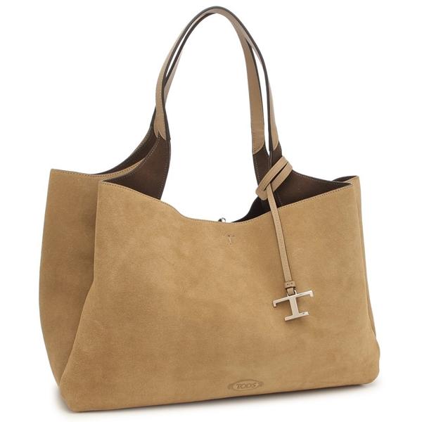トッズ トートバッグ Tタイムレス ミディアム ベージュ レディース TOD'S XBWAPAF9300 P3A 4L20 A4対応 TOD'S（トッズ） トートバッグ Tタイムレス ミディアム ベージュ