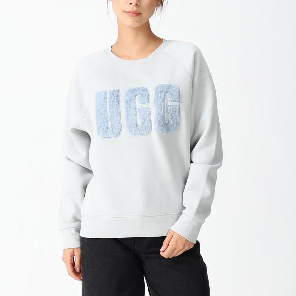 【美品】UGG アグ 2023年-2024年新作 トレーナー 1123718 UGG アグ スウェット マドリン ファジー ブルー レディース 1123718