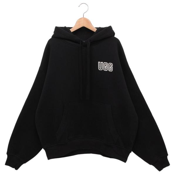 UGG アグ パーカー フーディー ロゴ フーディ ブラック