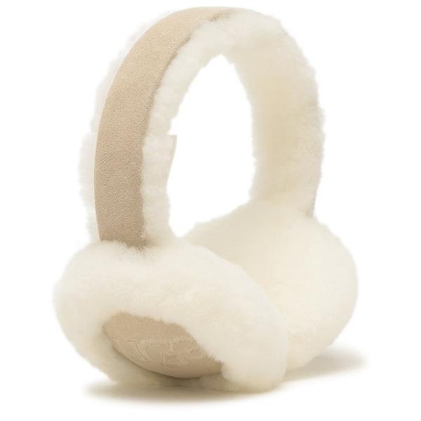 UGG シープスキン耳あて ベージュ アグ イヤーマフ W SHEEPSKIN EMBROIDERY EARMUFF シープスキン エン