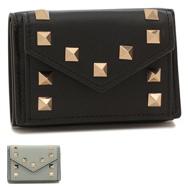 VALENTINO GARAVANI ヴァレンティノ 三つ折り財布 ロック