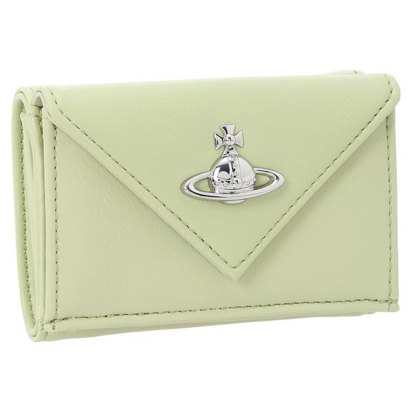 ヴィヴィアンウエストウッド 三つ折り財布 エンベロープ ビルフォールド グリーン レディース VIVIENNE WESTWOOD 5115002EW S0026 M404