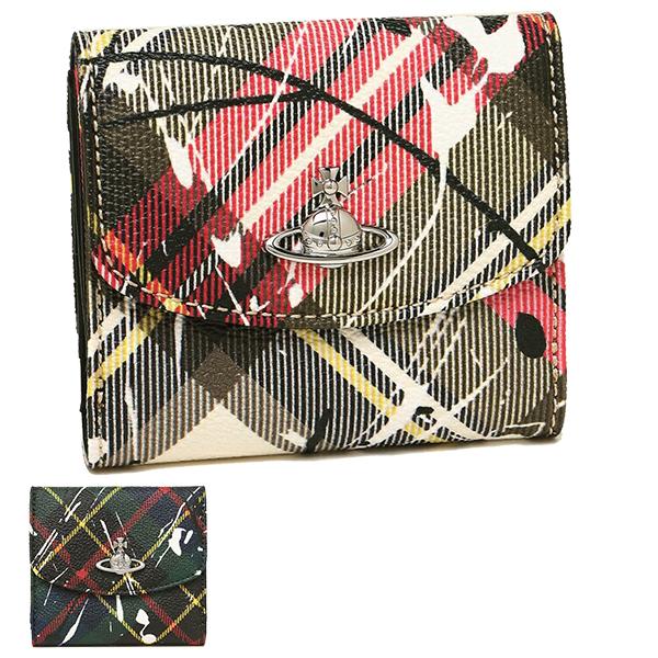 Vivienne Westwood 二つ折り財布 ダービー　チェック柄 Vivienne Westwood（ヴィヴィアンウエストウッド） 二つ折り財布