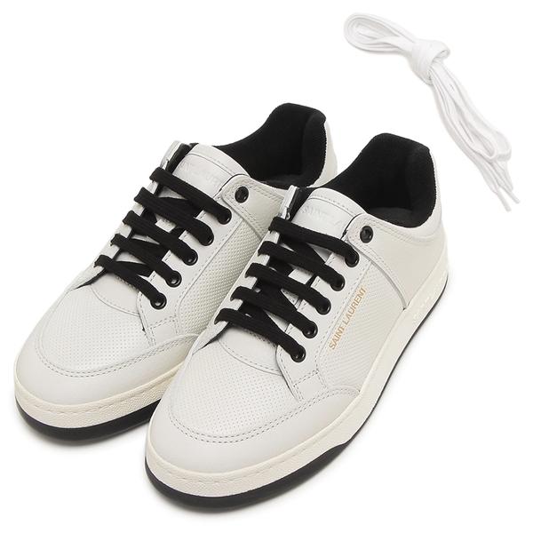 SAINT LAURENT サンローランパリ スニーカー ホワイト ブラック SAINT LAURENT サンローランパリ スニーカー ホワイト ブラック