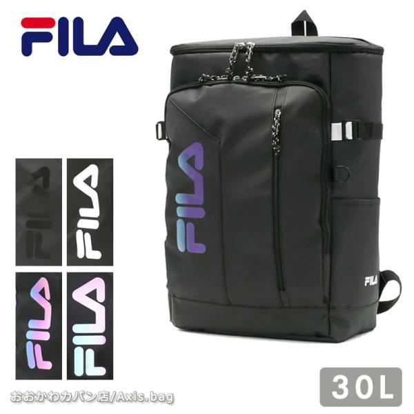 【色: GREEN/PURPLE】[フィラ] サイン リュックサック24L 77 FILA（フィラ） 【FILA 】リュック 大容量フィラ サイン 7762 30L 撥水