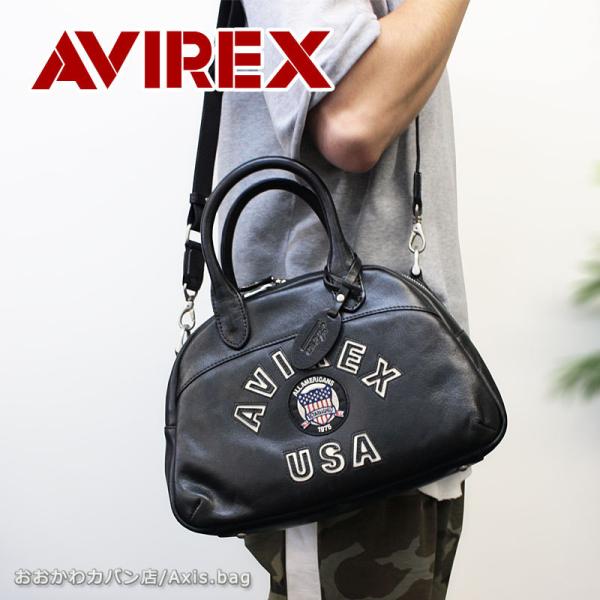 AVIREX（アヴィレックス） AVIREX 2WAY ミニボストンバッグ Lightning