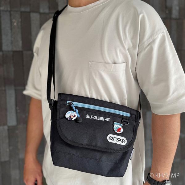 【完売】爆豪勝己 OUTDOOR コラボ 缶バッチ付 ショルダーバッグ ヒロアカ 完売】爆豪勝己ヒロアカ OUTDOOR コラボ 缶バッチ付 ショルダー
