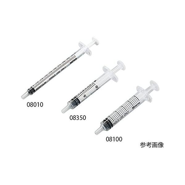 商品紹介●型番:08350●容量(mL):1●ショート予防接種用●筒先:ルアーチップ(中口)●入数:1本バラ売り●材質:PP(ポリプロピレン)・熱可塑性エラストマーゴム●電子線滅菌済(個包装)