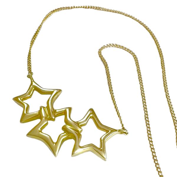 TIFFANY&Co.（ティファニー） ネックレス トリプルスター 星 K18 750