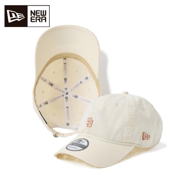 ニューエラ キャップ 9TWENTY MLB ベージュ スウェットバンド サンディエゴ・パドレス ユニセックス 26SS ホワイト 14745031