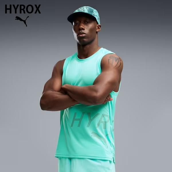PUMA x HYROX トレーニングウエア PWRMODEタンク メンズ 26FW ミント 529230_20 タンクトップ プーマ ハイロックス