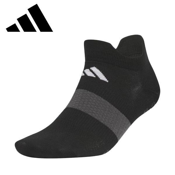 アディダス ランニングソックス メンズ レディース 26FW ブラック S〜Lサイズ KE9074 靴下 スポーツソックス クルー丈 adidas