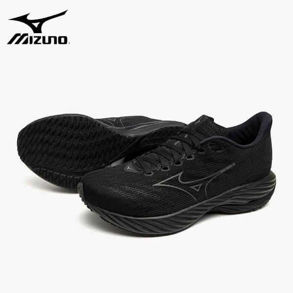 MIZUNO 24FW ミズノ ウエーブライダー28 SW ブラック×ダークグレー