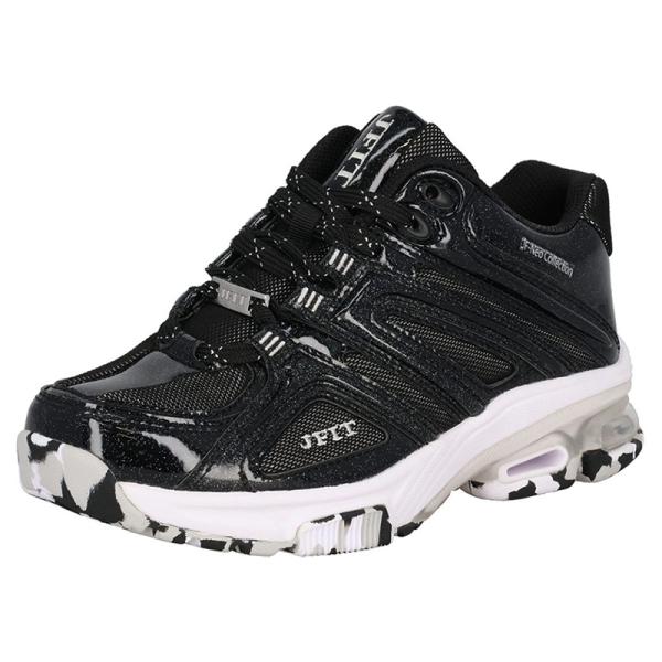 【商品名】JF-Neo(ジェイエフ-ネオ)【メーカー品番】　JF6812-BLS【カラー】(BLS)ブラックシルバー【サイズ】　22.5cm〜25.0cm【重さ】　約320g（24cm片足）【素材】アッパー：人工皮革・合成繊維ソール：合成ゴ...