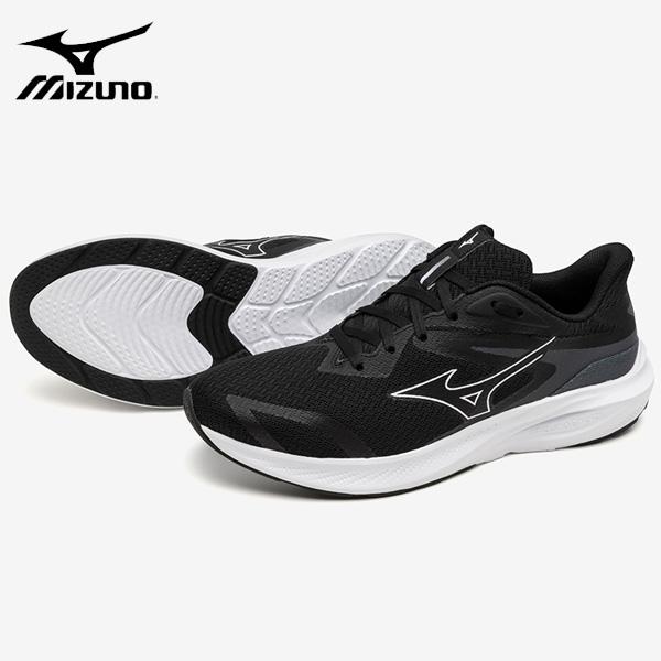 24SS ミズノ エナジーランナーズ ブラック×ホワイト(K1GA241001) メンズ ランニングシューズ ユニセックス