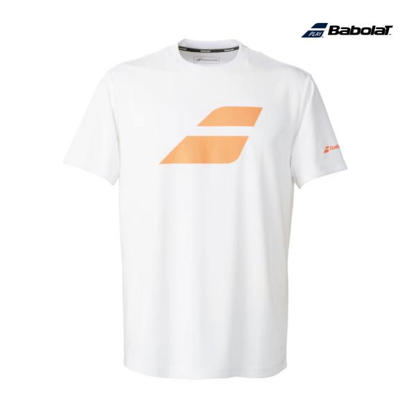 BABOLAT　クラブショートスリーブTシャツ　BUP5511C-wh　2025FW　ホワイト　CLUB SHORT SLEEVE SHIRT　バボラ