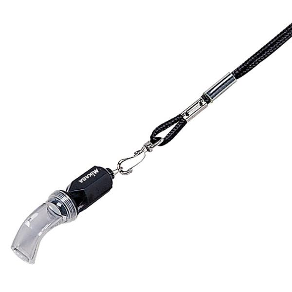 他サイト： MIKASA ホイッスル プラ六角笛 ブラック WH5 ブラック ミカサ バレーボール アクセサリ・小物の商品画像