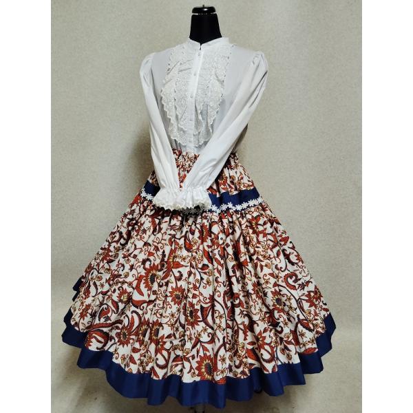 フォークダンス花柄刺繍ベスト&スカートセット 000000002080_2WUCrFJ.jpg