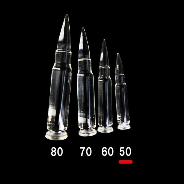 NATO弾モチーフ　50mm　レジン用シリコンモールド　UVレジン対応 　 弾丸モールド