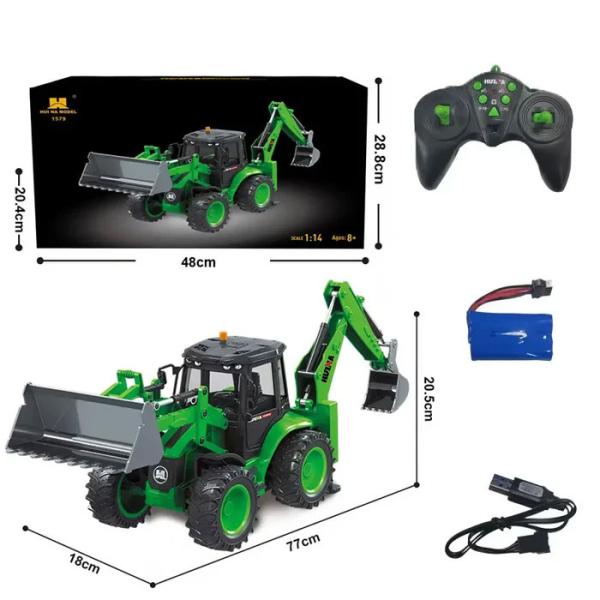 HuiNa Toys 1579  9CH 1/14 RC  バックホーローダー（RTR）