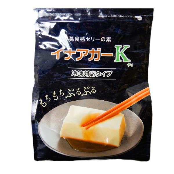 熱湯に溶かすだけで、簡単にくずもちのような食感が作れます。業務用、常温にて配送します。